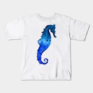 Persian Blue Seahorse Kids T-Shirt